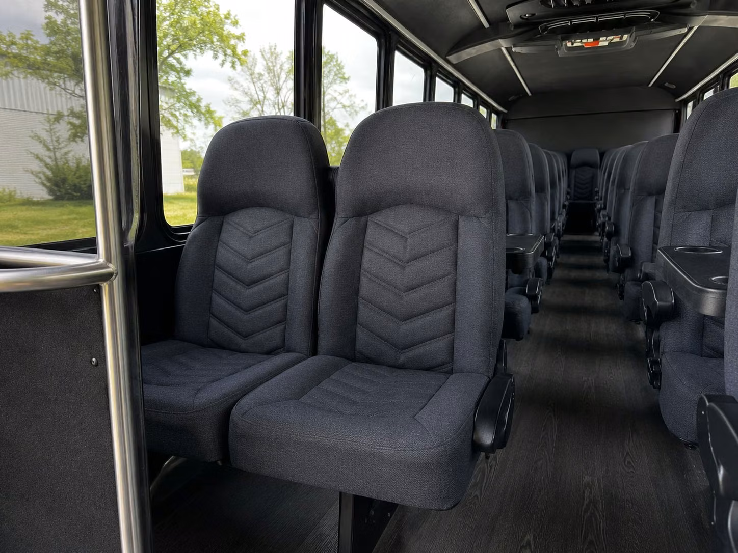 18 passenger minibus interior