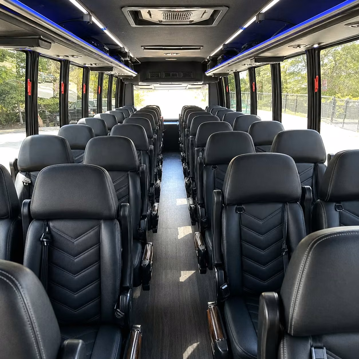 35 passenger minibus inside