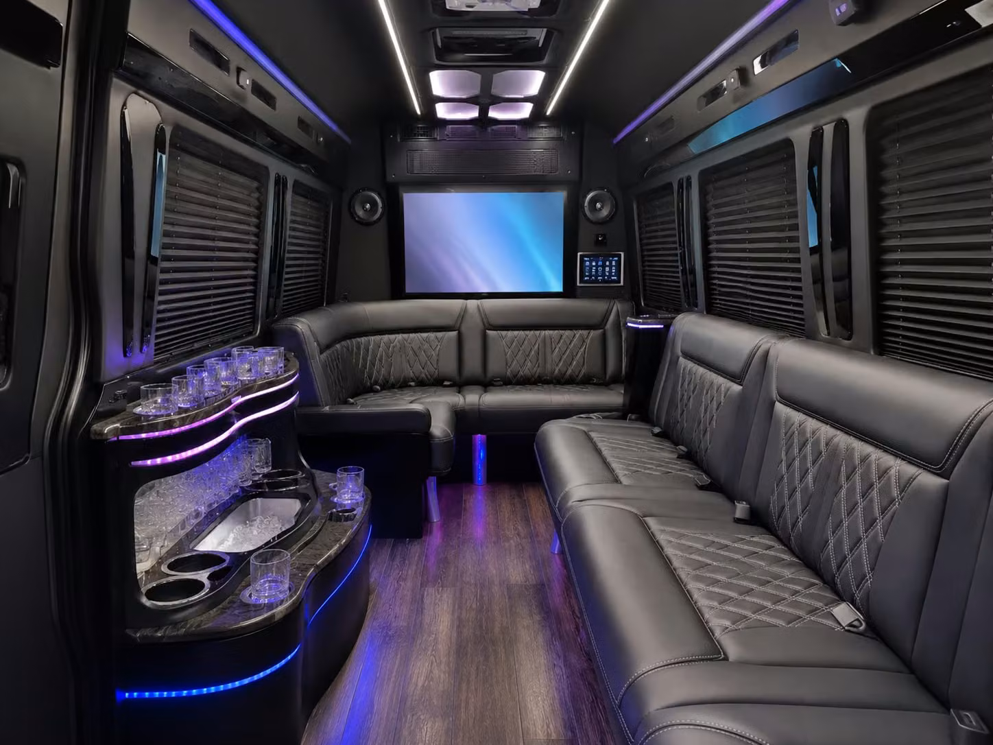bus rental options for north las vegas trips
